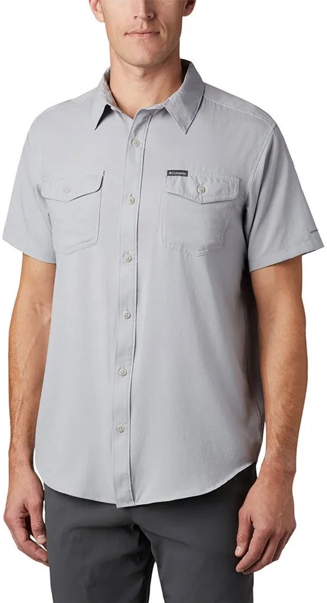 Columbia Utilizer™ Ii Solid Overhemd Met Korte Mouwen 2XL Man Grijs