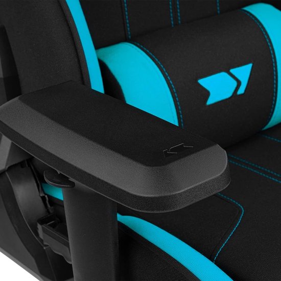 Ergonomische Gaming Stoel met 4D Armleuningen en Hoge Kwaliteit Stof van Merkloos — afbeelding 3
