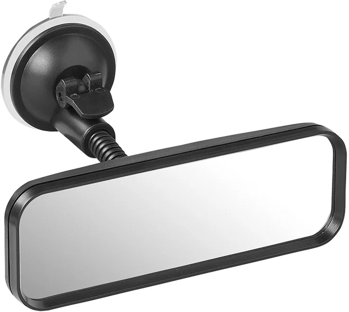 VCTparts® Universele Achteruitkijkspiegel Binnenspiegel 165x55mm met Flexarm en Zuignap