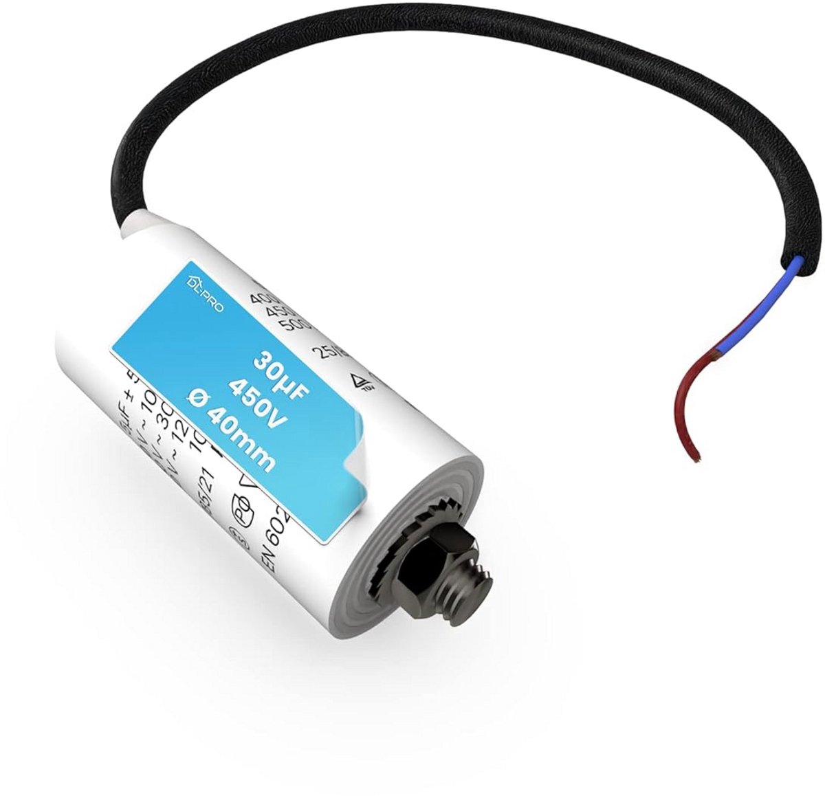 Universele Startcondensator 30uF 450V met Kabel voor Wasmachine