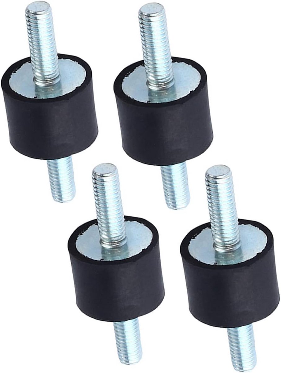 Vibratiedempers M6 Rubber Buffer Set voor Compressoren, Pompen en Machines (4 stuks)
