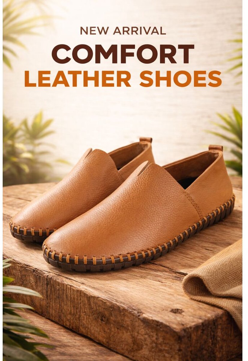 Adventure Instapper San Remo Bruin Leer High Soft Insole