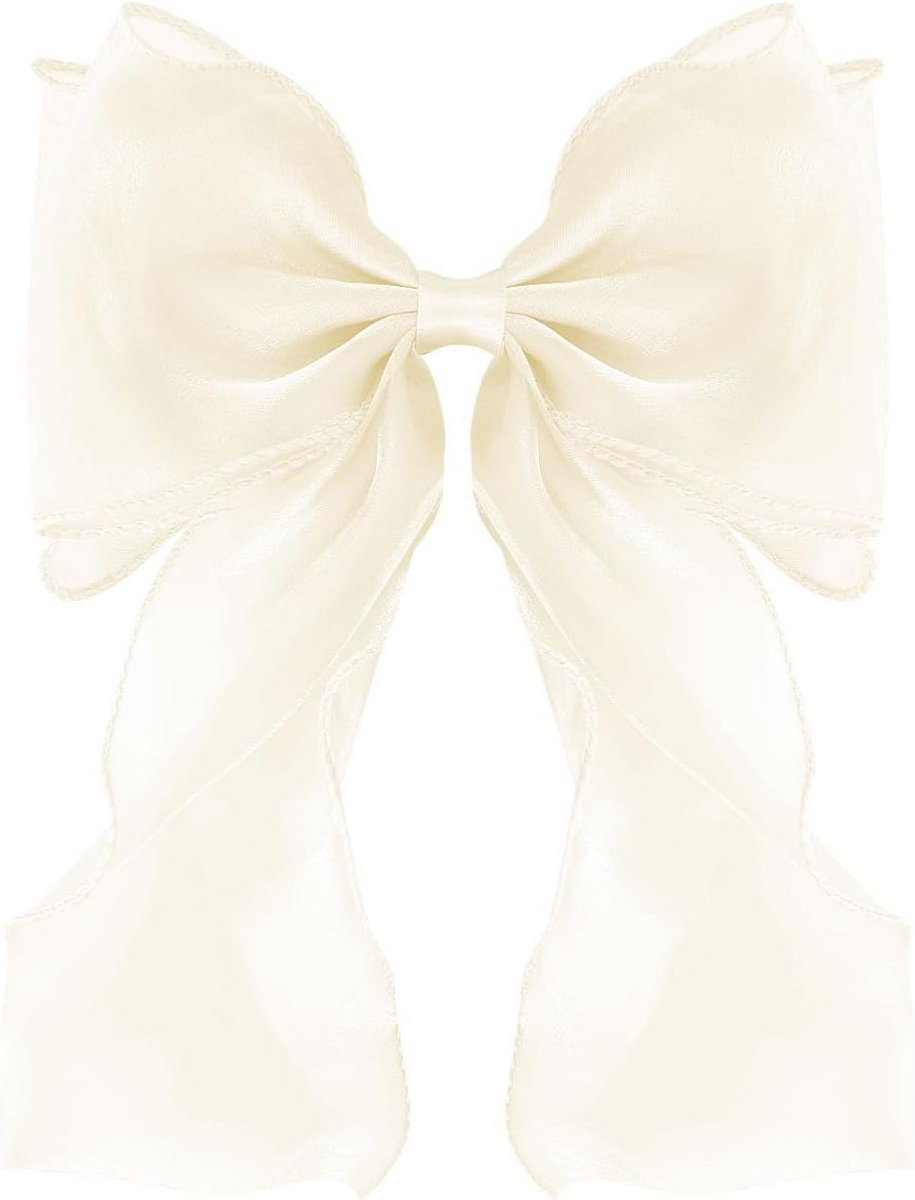 Grote Zijden Haarstrik Clips voor Dames en Meisjes
