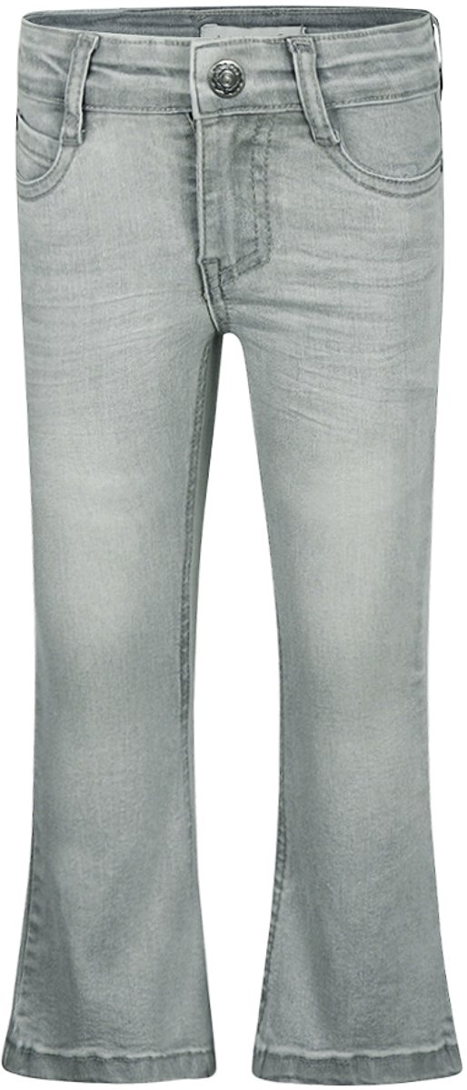 Koko Noko Meisjes Flared Jeans - Grey jeans