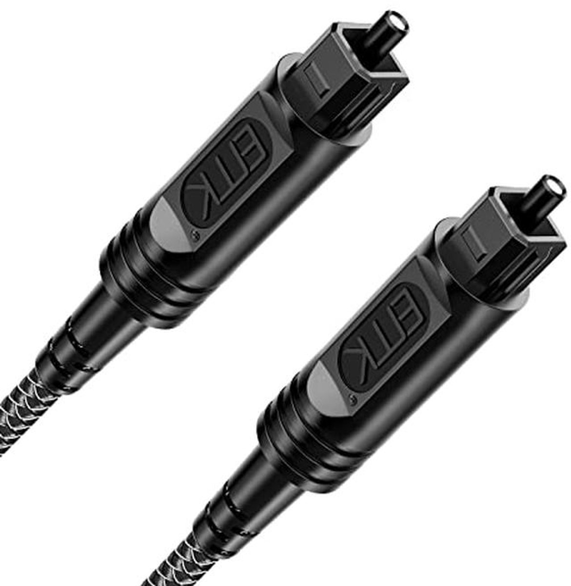 Optische Audiokabel voor Geluidssystemen - Nylon Gevlochten Toslink Kabel 4M