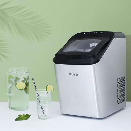 Professionele Ijsblokjesmachine 15kg per Dag met 2 Formaten, Snel en Compact van Merkloos — afbeelding 3