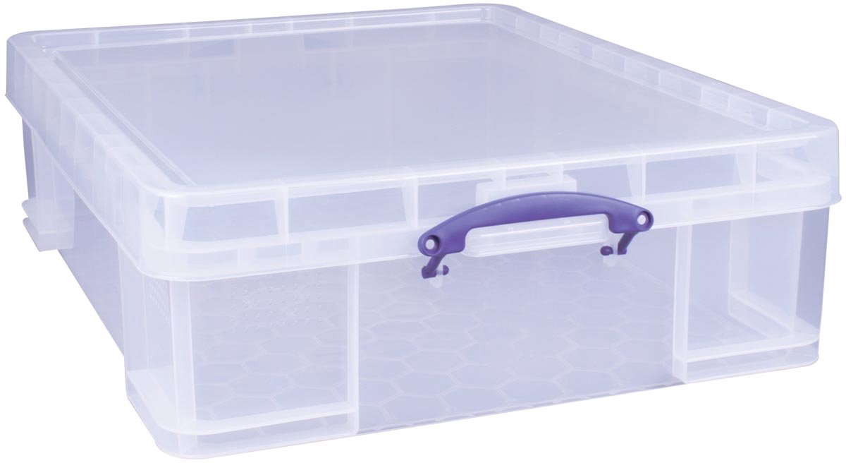 Really Useful Box transparante opbergdoos 70 liter