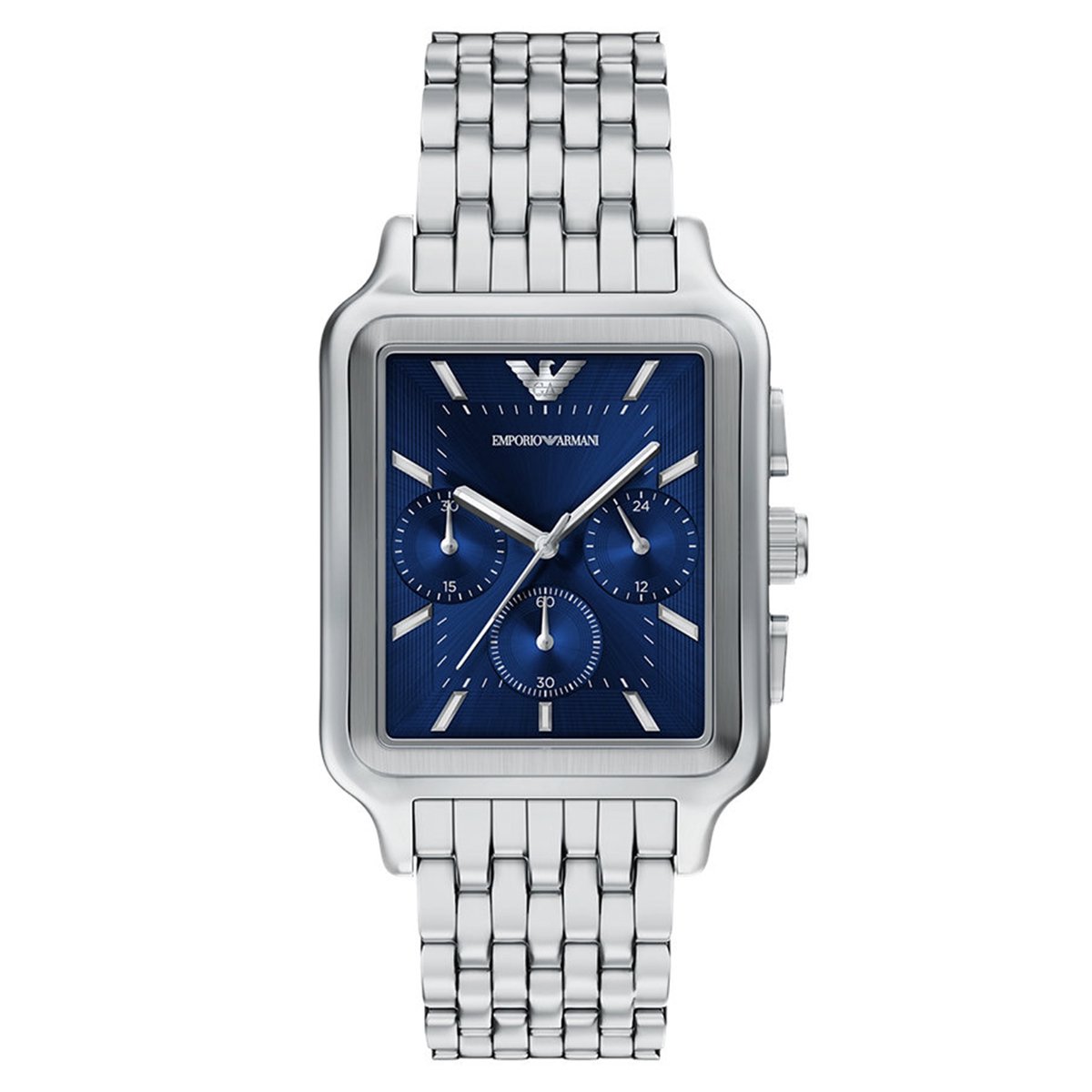 Emporio Armani AR11750 Mannen Horloge 38 mm - Zilverkleurig