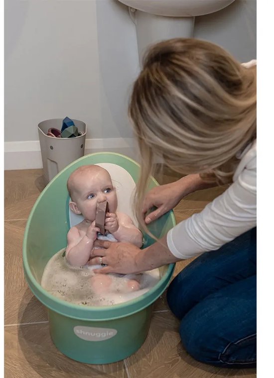 Shnuggle Newborn Babybadje | Eucalyptus — afbeelding 3