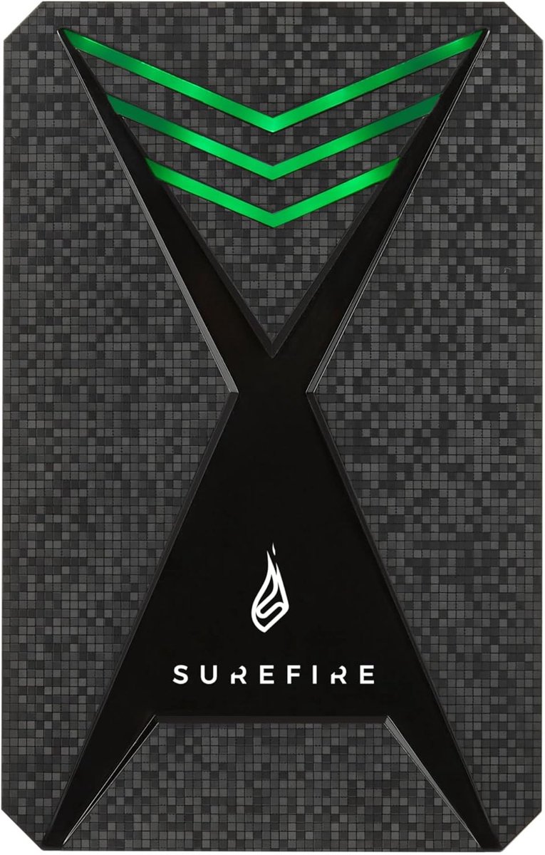 Externe Gaming Harde Schijf 2,5 inch - 2TB met USB 3.2 Gen 1 en RGB Verlichting Zwart