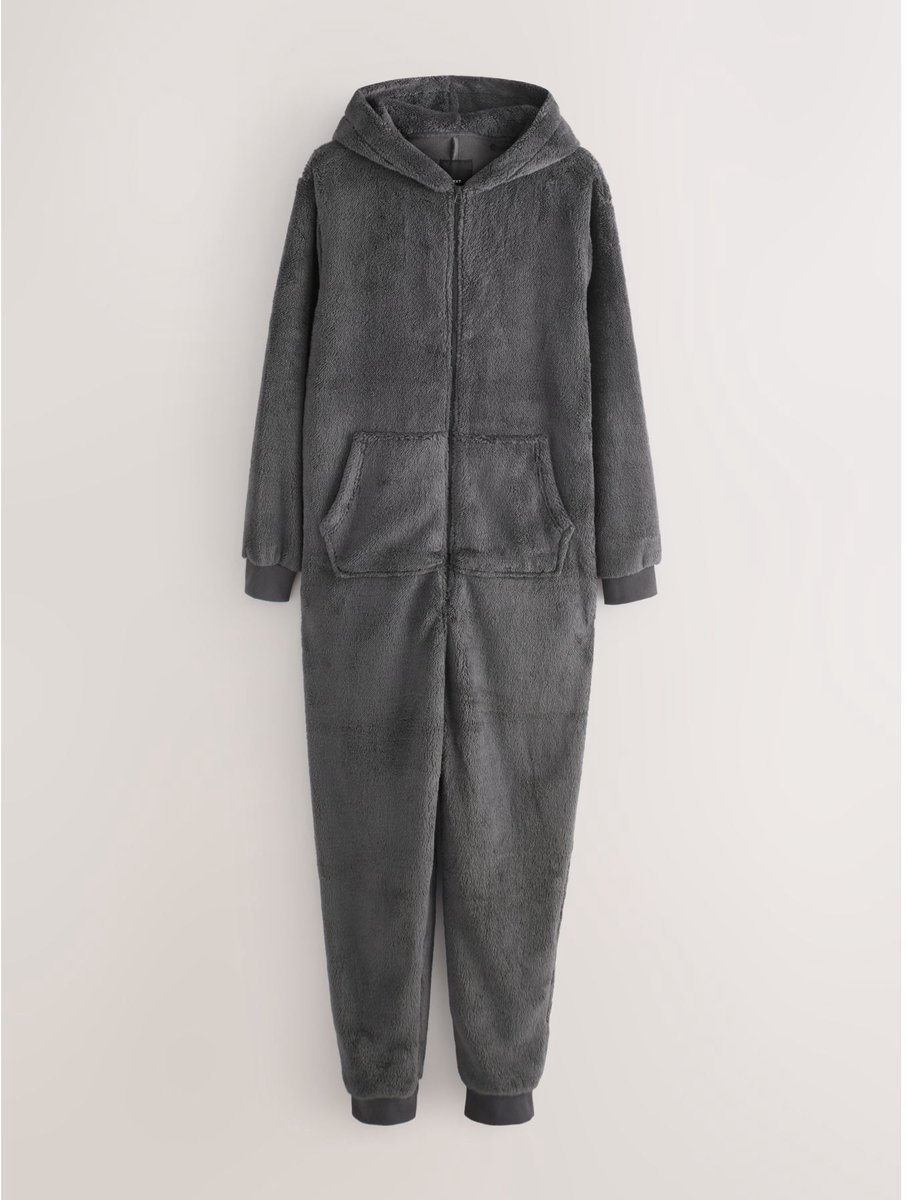 Next - Heren - Borg onesie - Grijs