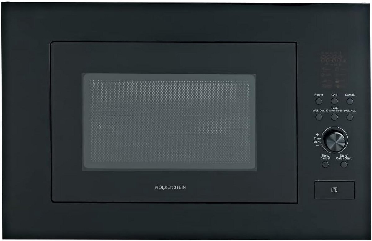 Inbouwmagnetron 25 Liter 900W met Draaiplateau en Ontdooifunctie