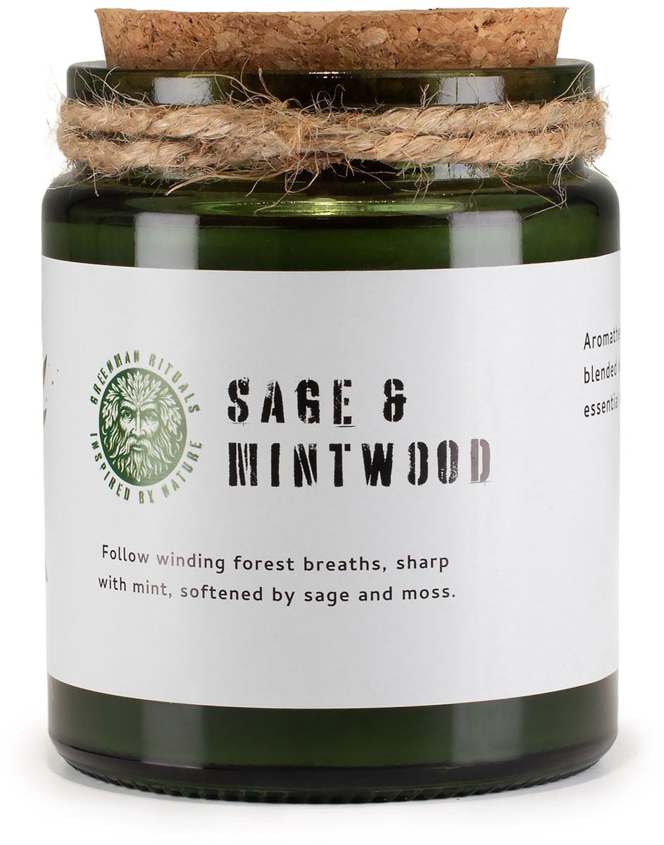 Ancient Wisdom Greenman Woodwick sojakaars - Salie & Munthout