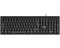 USB Toetsenbord Zwart QWERTY Spaans AZERTY Layout - Plug & Play PC Toetsenbord