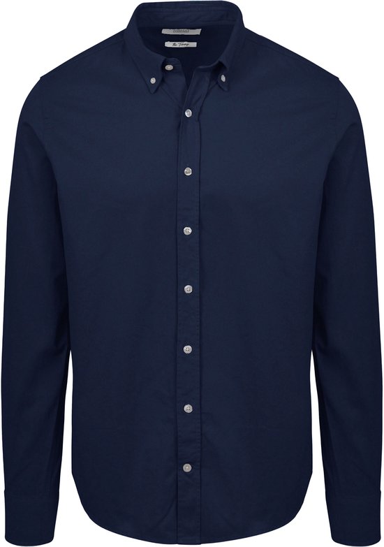 King Essentials The Tommy Overhemd Donkerblauw (navy) - Maat L - Heren