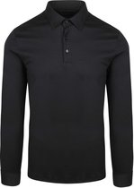 Desoto Longsleeve Poloshirt Essential Black - Maat XL - Heren