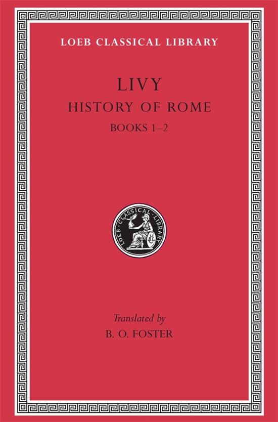 Books I & II L114 V 1 (Trans. Foster)(Latin) - cover