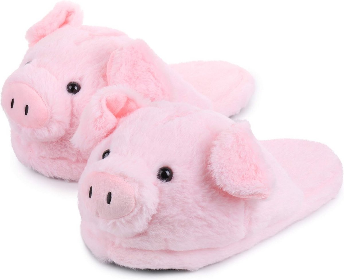 Pluche Pantoffels Unisex Varken - Warm & Grappig Huis- en Binnenschoeisel Maat 34-44