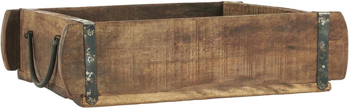 Rustieke Houten Kist - Uniek Vintage Model met Handvatten