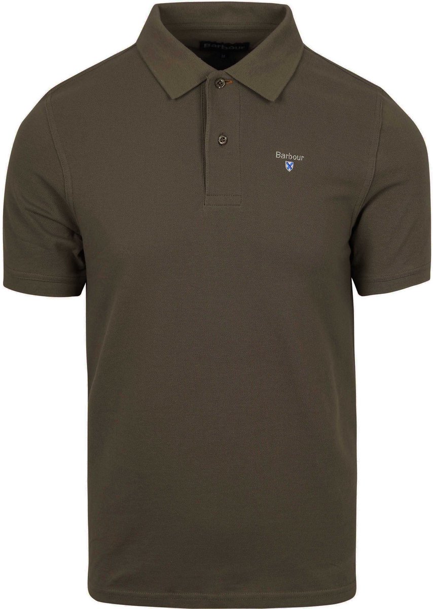 Barbour Basic Polo Legergroen - Maat S - Heren