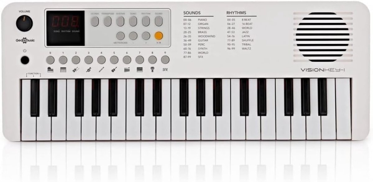 Draagbaar Mini Keyboard met 37 Toetsen voor Kinderen en Beginners