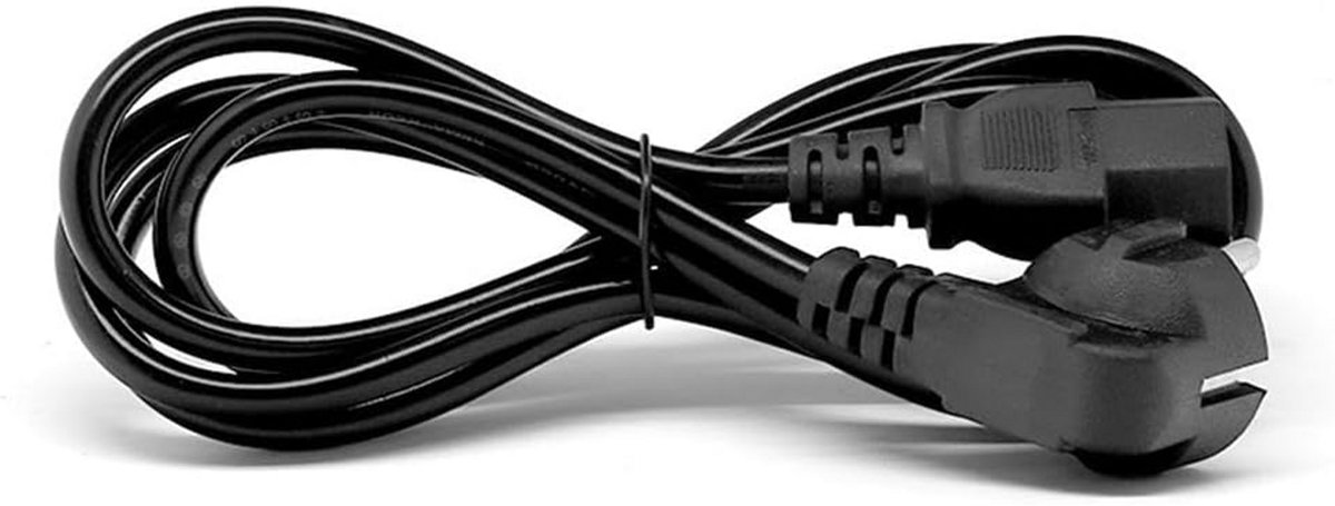 Stroomkabel Zwart 1,5 Meter IEC C13 Eurostekker | Netvoedingskabel