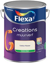 Flexa - Creations Muurverf Extra Mat - Cotton Flower - Mengverf - 5 L