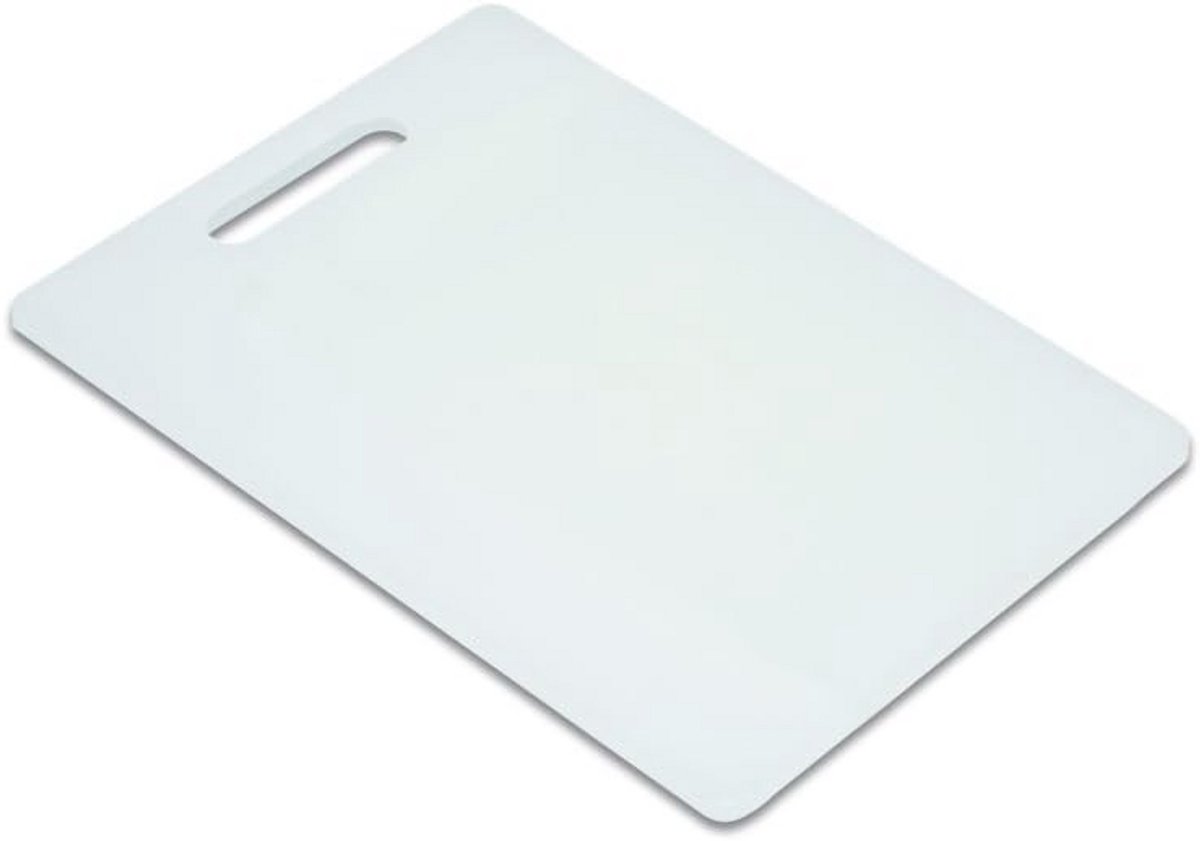 Duurzame Kunststof Snijplank Wit 35x25 cm - Hygiënisch en Vaatwasserbestendig