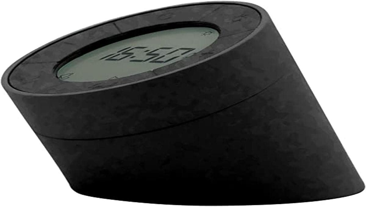 Digitale Sleek Wekker met Sfeervolle Randverlichting