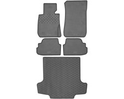 Max-Dywanik RIGUM Serie - Kofferbakmat en Vloermatten - BMW s1 E81 Hatchback - Zwart - Exacte Pasvorm