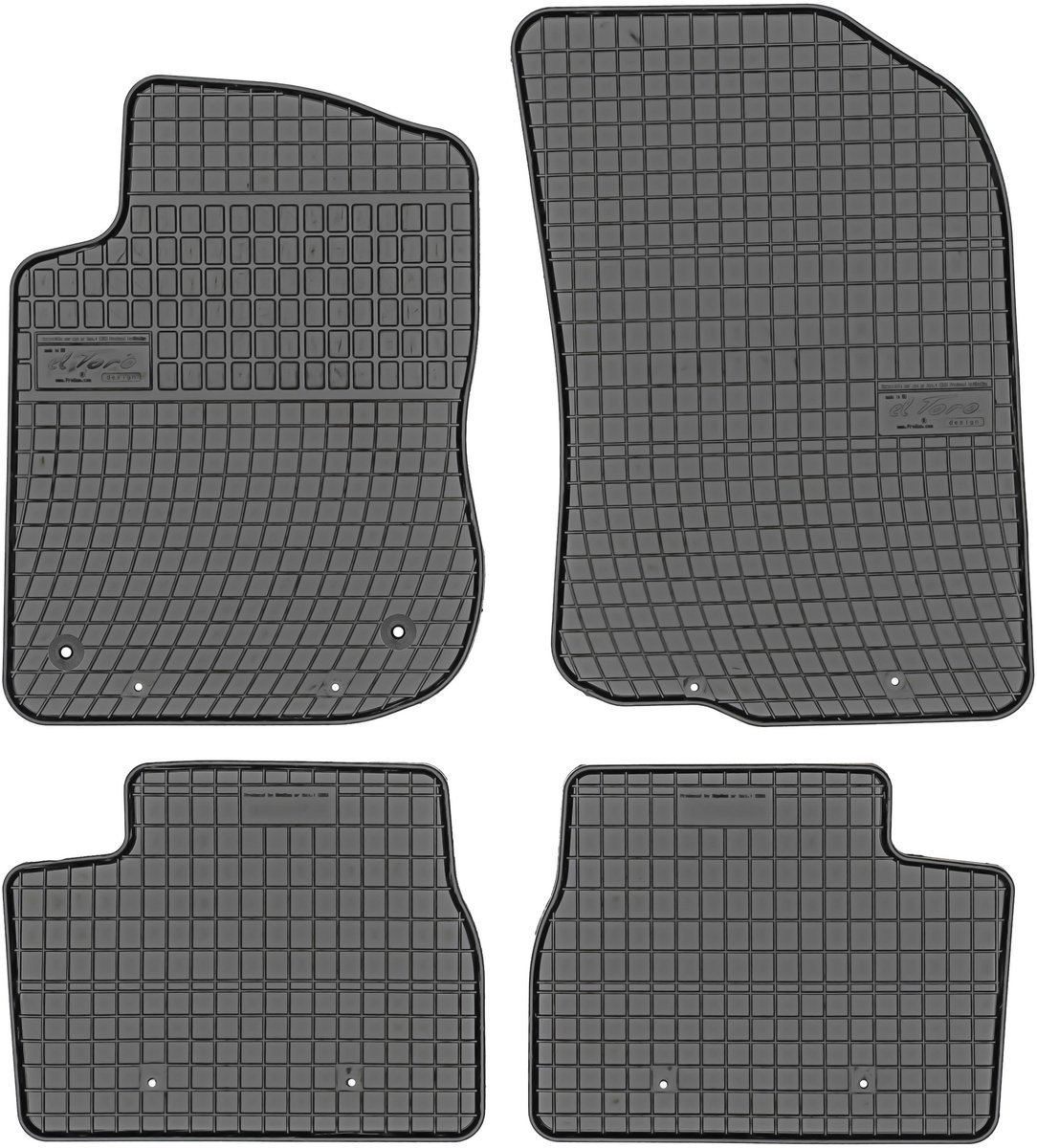 Frogum - Rubber Autovloermatten - 208 I - 2012-2019