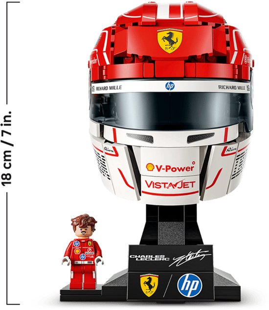 LEGO Editions Scuderia Ferrari HP Casque de Charles Leclerc - 43014