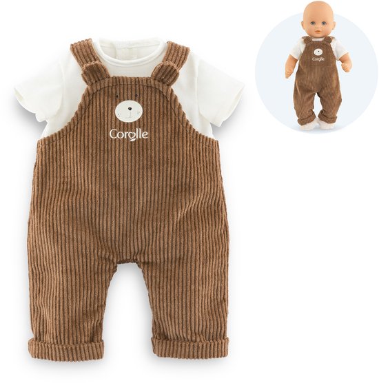Corolle poppenoutfit overall en T-shirt Kleine Ontdekker 30cm poppenkleding. van Merkloos — afbeelding 3