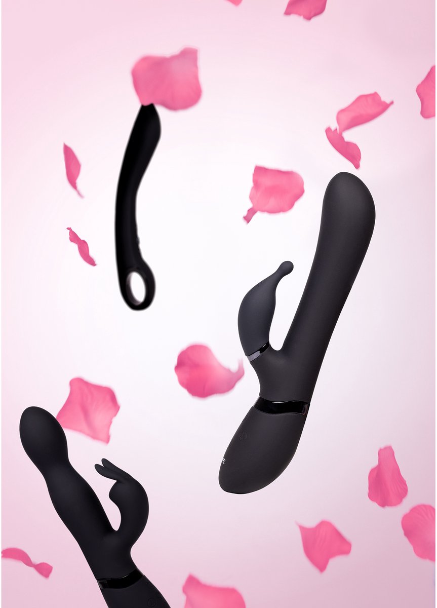 VIVE by Shots - Niva - Rotating Rabbit Vibrator - Black — cadeau in Cadeau-ideeën - foto 3
