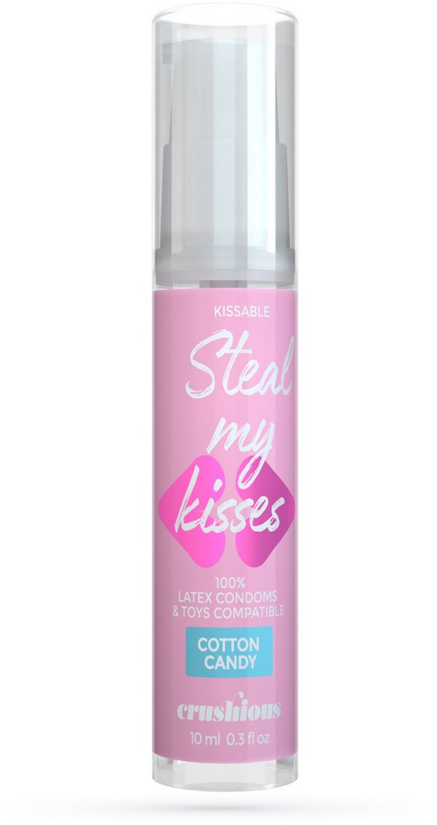Crushious - Steal My Kisses - Glijmiddel - Suikerspin Smaak - 0,3 fl oz / 10 ml