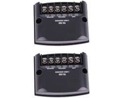 Allecto - Audio Filter - Hoge Frequentie Capacitors - Zwart - 2-Weg Systeem - Voor Auto Speakers - Verbeterde Geluidskwaliteit - Geschikt voor Auto...