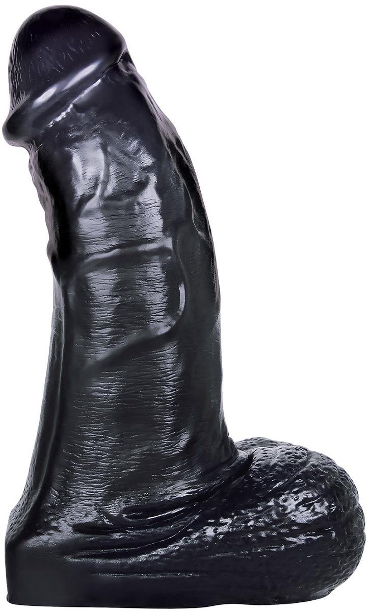 NMC 10.5 inch PVC Giant dildo - Zwart - 27 cm
