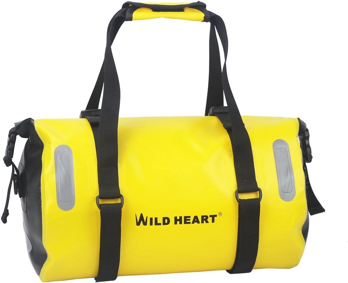 Waterdichte Fietsach ব্যাগ 18L - Voor Op Bagagedrager & Als Rugzak - Gele Fietsaccessoire
