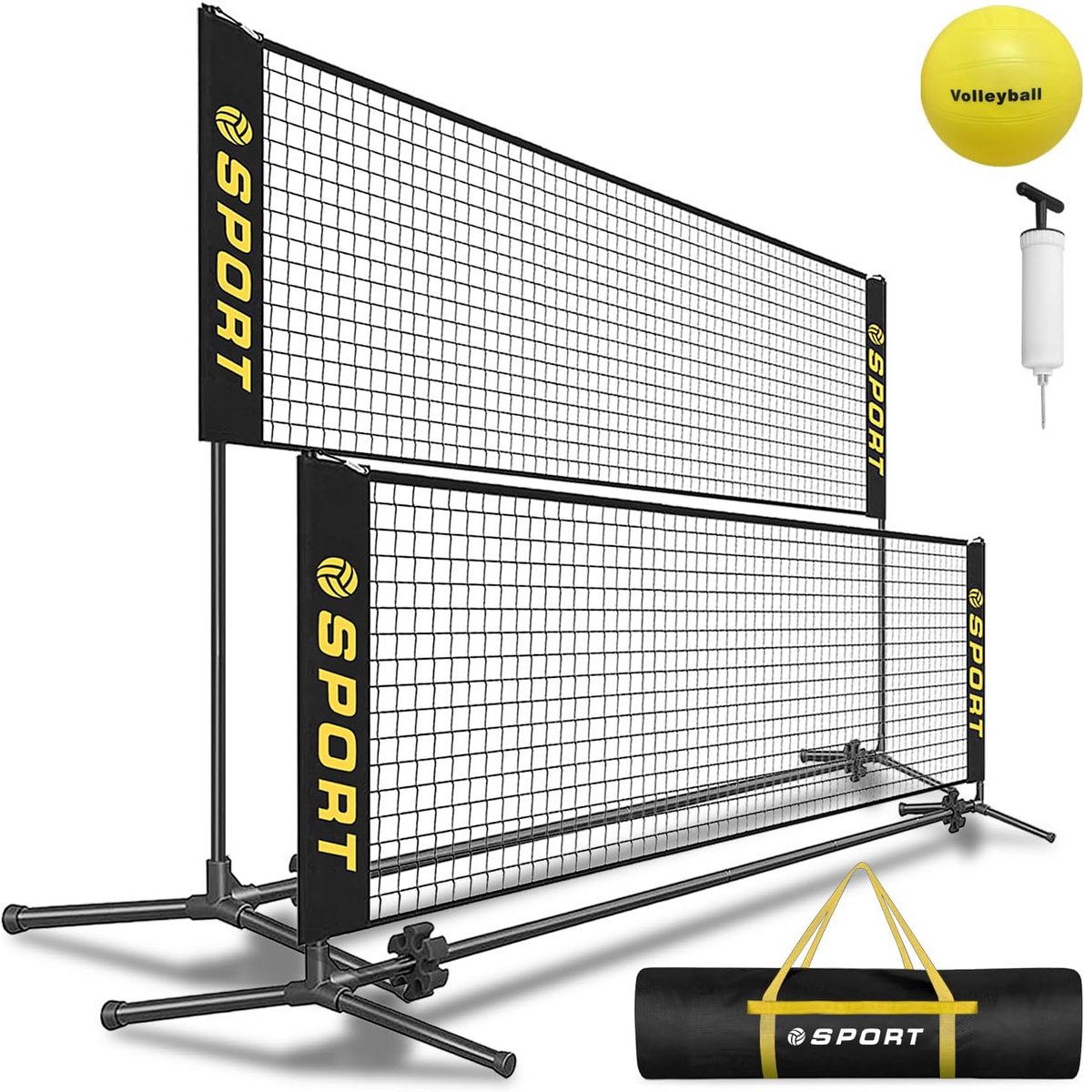 Draagbare Mini Badminton Net Set - 3 Meter Breed
