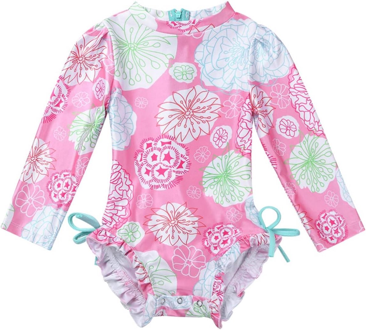 Schattig Bloemig Meisjes Badpak - Tankini & Bikini Stijlen - UPF 50+ Bescherming