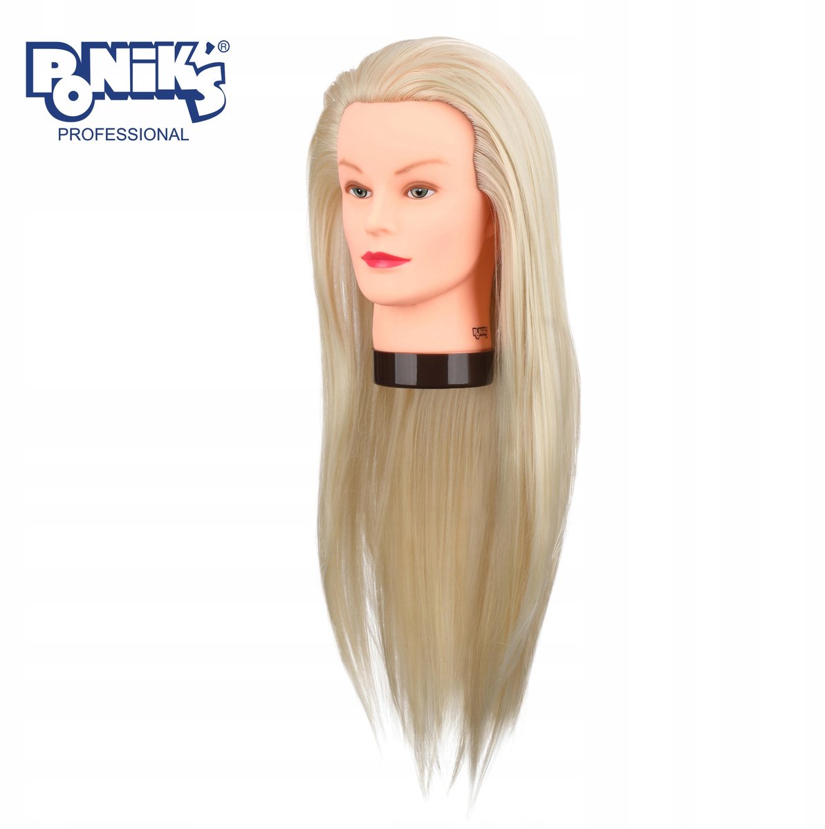 Poniks Head Training Kappersmodel - Om te leren kammen - LIGHT BLOND 60cm