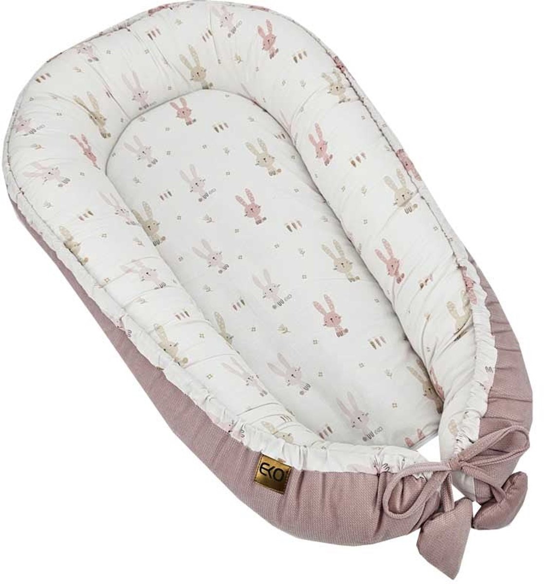 Velvet Baby Cocoon Bunny / Rose Pink