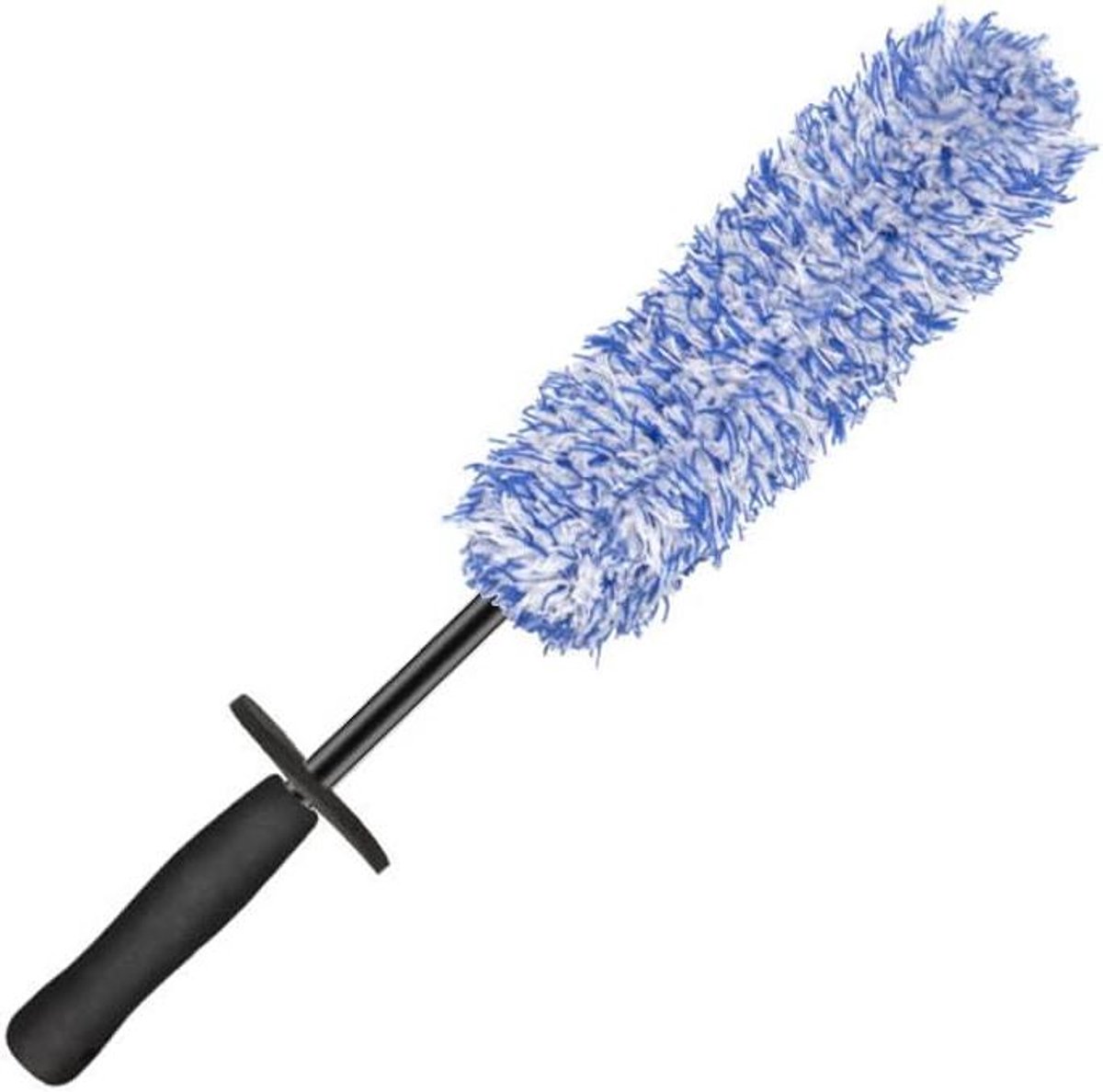 Allecto- Auto borstel - Microvezel - Velgenreiniging - Geschikt voor auto's - Blauw - Reinigingsproduct - Reinigingsborstel - Autoruitenreiniging met microvezeldoek - Reiniging van auto-exterieur.