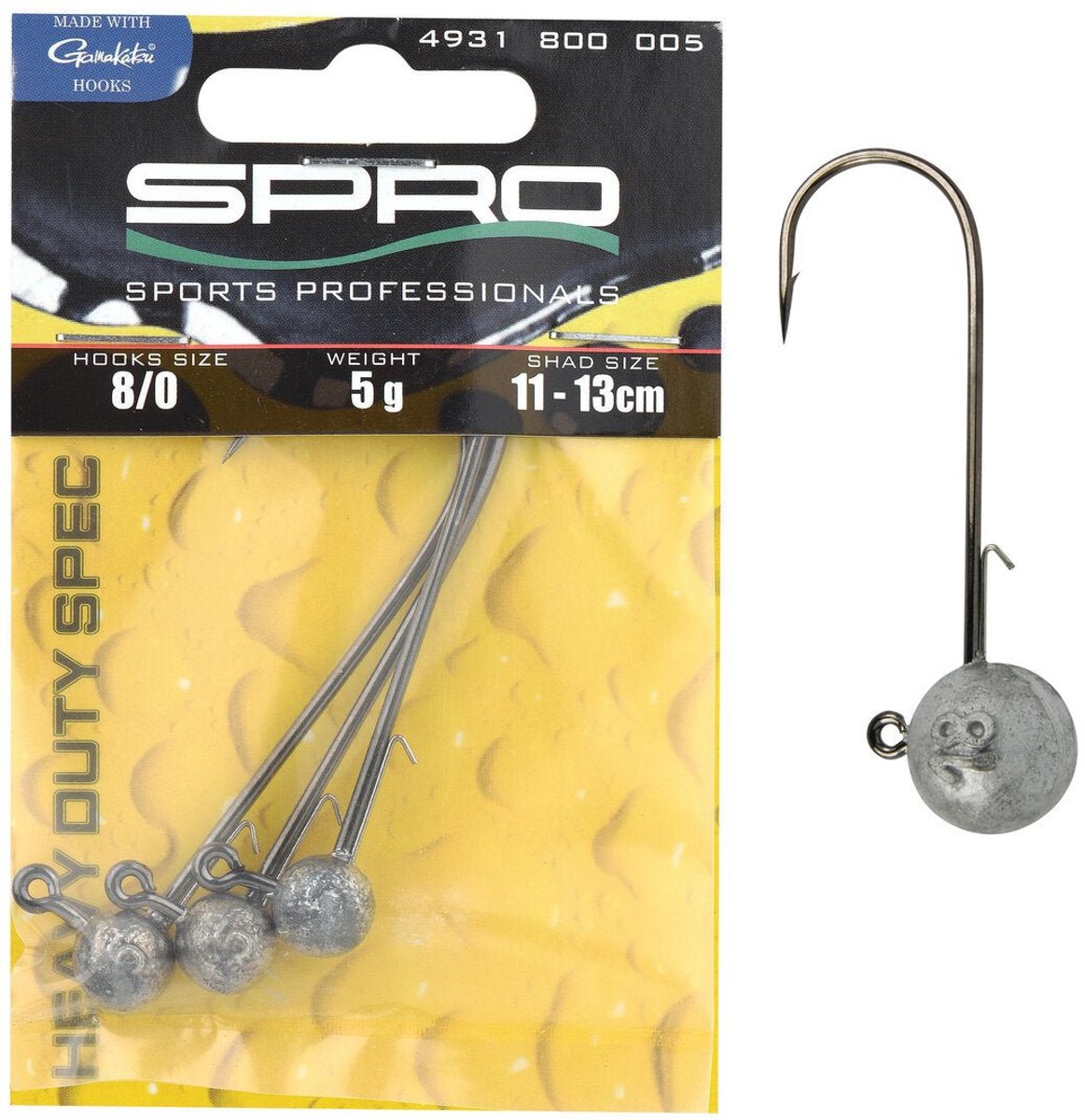 Spro jighead 6/0 - 7 gram
