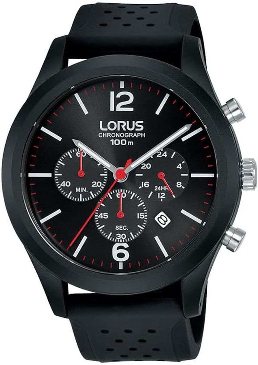 Heren Horloge - Analoge Tijdmeting - Dagelijks Gebruik - Siliconen Band - Zwart