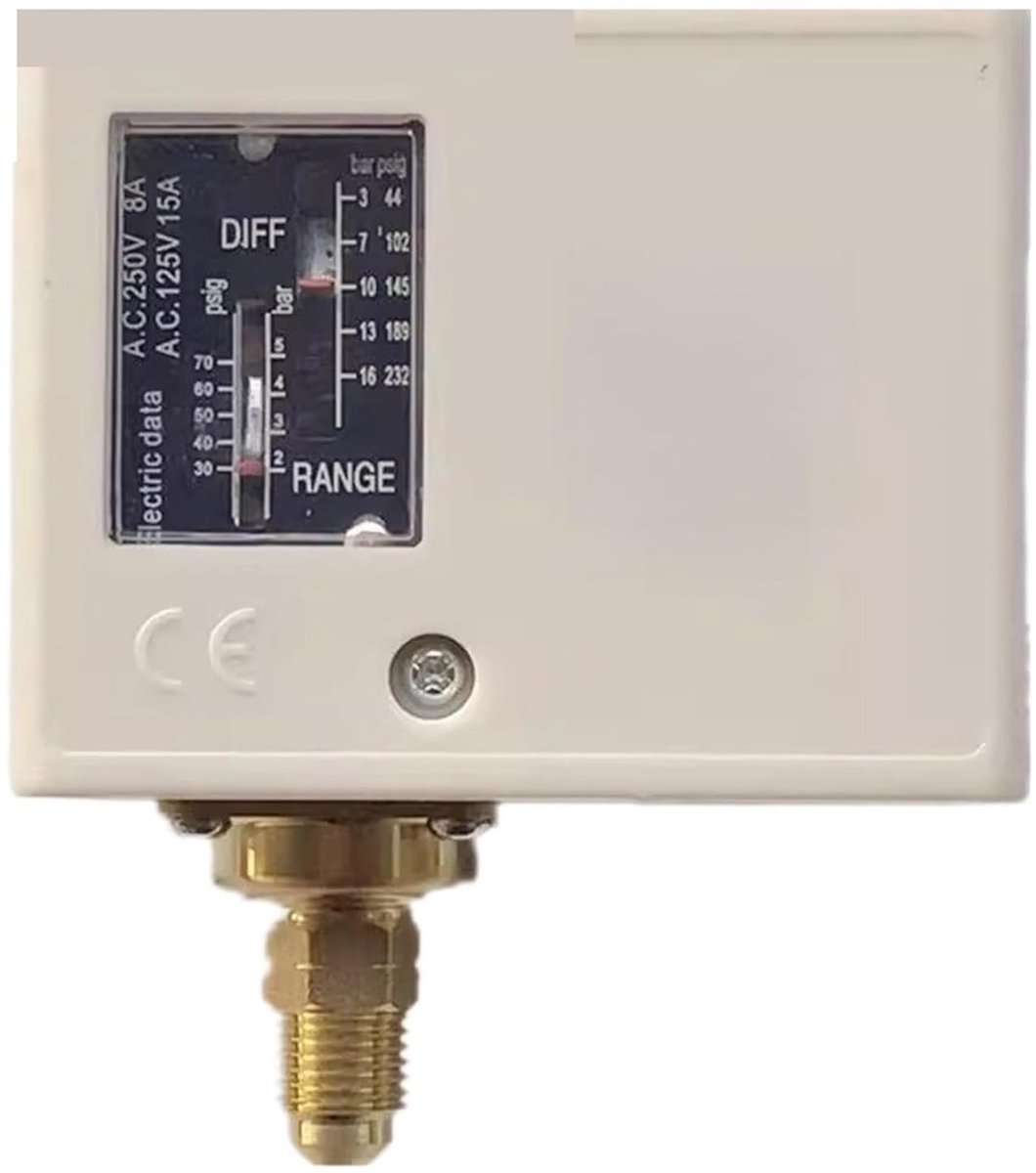 Automatische Drukschakelaar - Regelaar Ketel - Installatie Controle - Instelbaar Drukberei