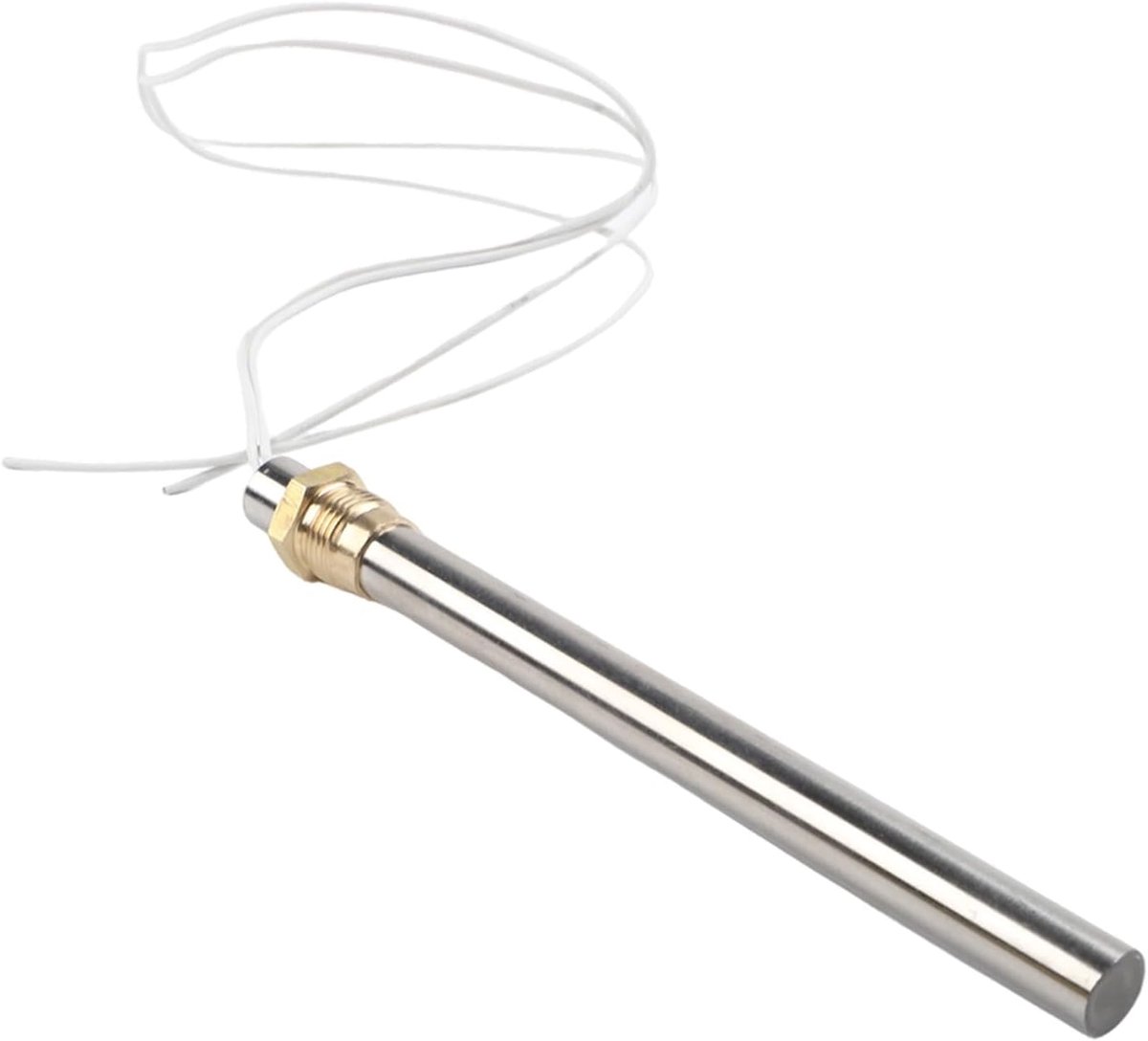 Pelletkachel Ontsteker - Verwarmingselement - Kachel Starten - 350W Krachtig Vermogen - Ø 12.5 mm L 170 mm - Zilver