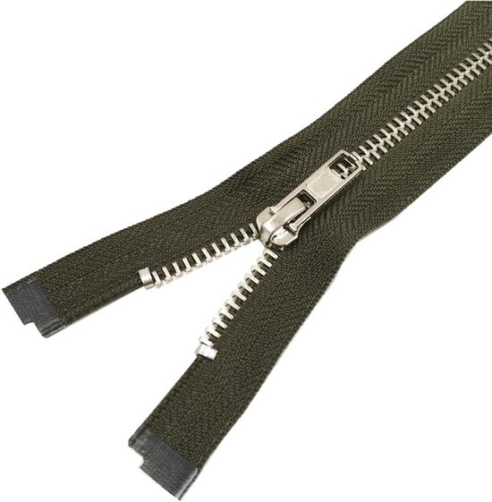 YaHoGa Ritssluiting Set – 2 Stuks, 83 Cm, Kunststof, 5 Mm, Deelbaar, Zwart – Voor Jassen En Dikke Kleding