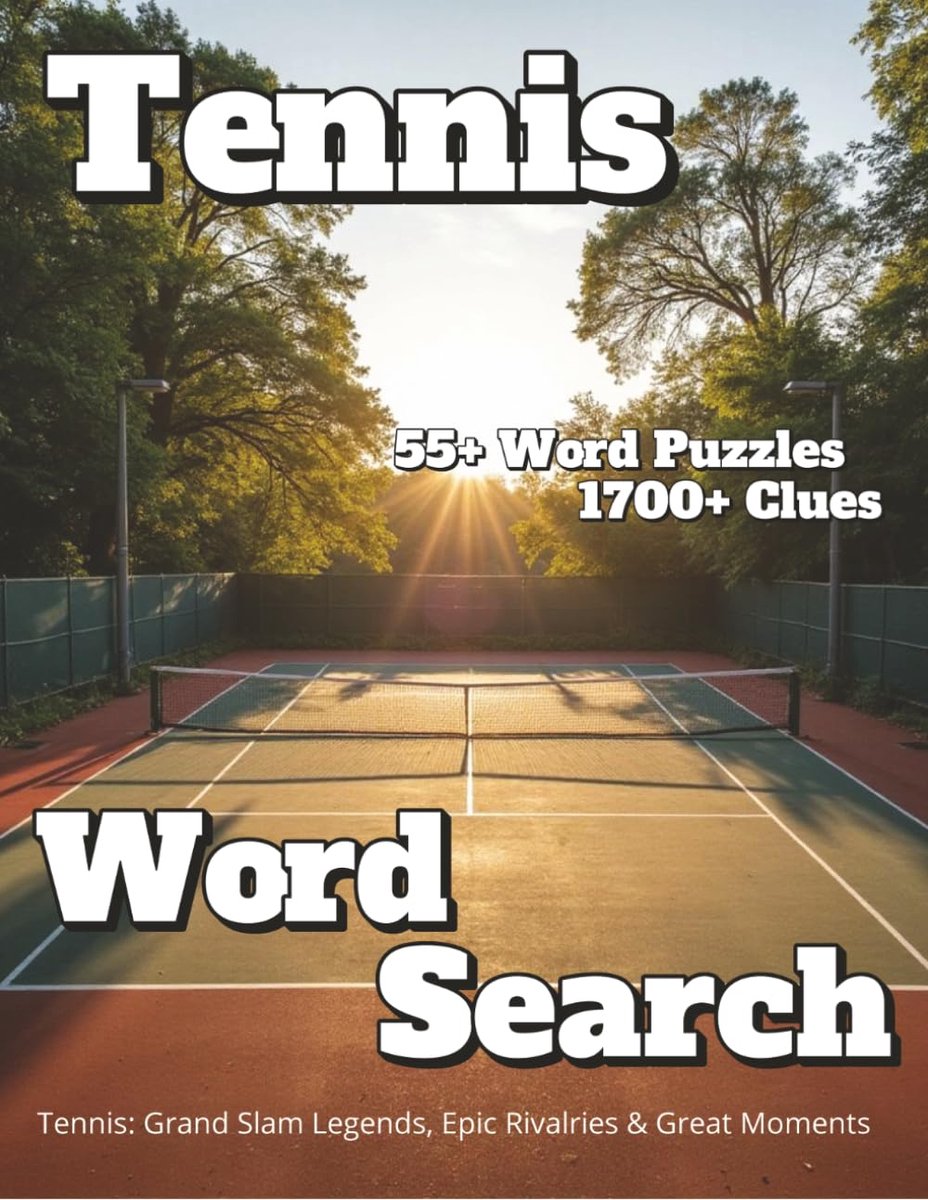 Tennis Woord Zoek - Puzzelboek Sport - Ontspanning Thuis - Grote Collectie Puzzels - A4 Formaat