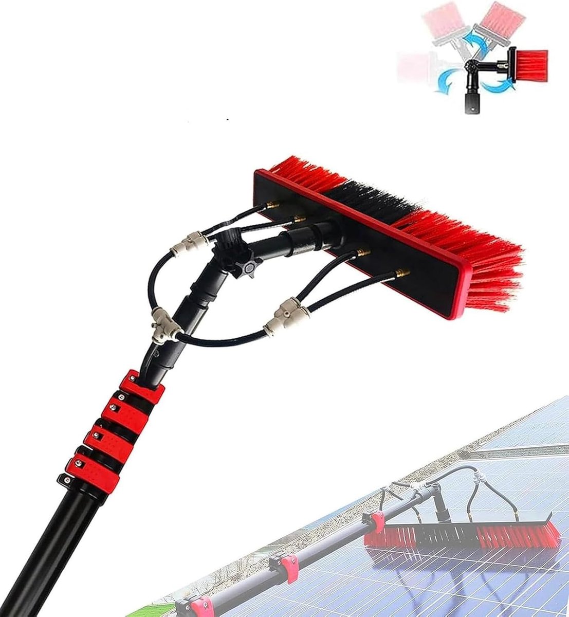 Watertoevoer Stok - Telescopische Reiniger - Hoge Ramen Wassen - Watergevoed Systeem - Uitschuifbaar